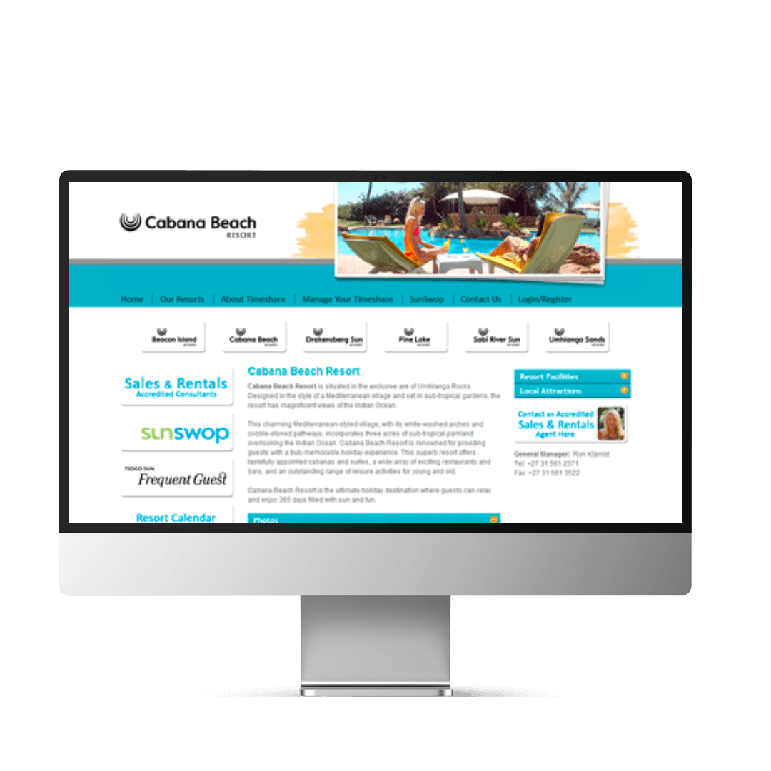 Suntime Share booking interface showing resort availability calendar